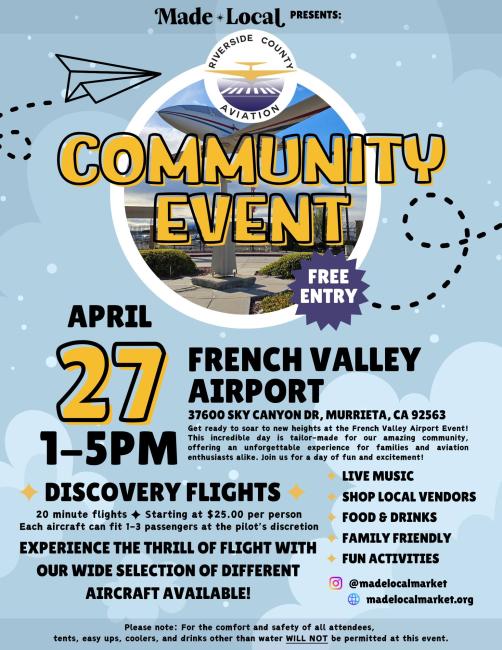 FV Community Event Flyer
