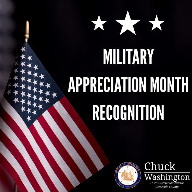 Military Appreciation Month Recognition