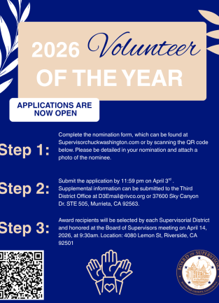 Volunteer of the Year Flyer